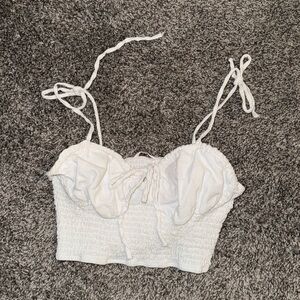 White tie crop top